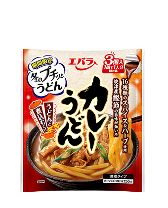 プチッとうどん　カレーうどん　43ｇ×3個