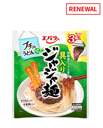 プチッとうどんプラス　具入りジャージャー麺　40ｇ×3個