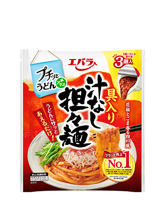 プチッとうどんプラス　具入り汁なし担々麺　40ｇ×3個