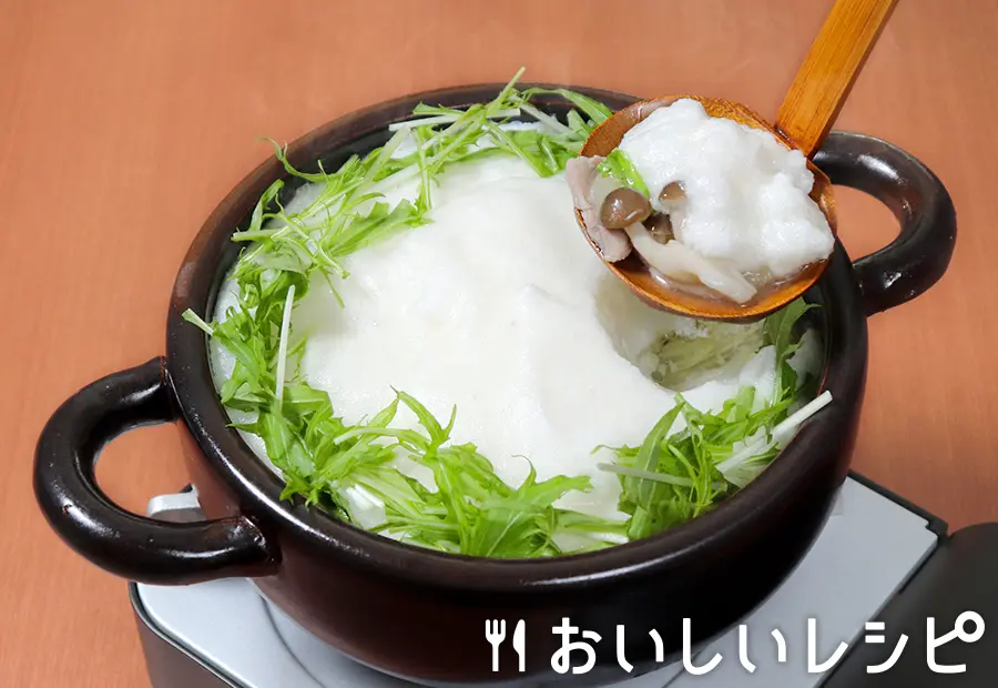 かるかん風メレンゲ鍋