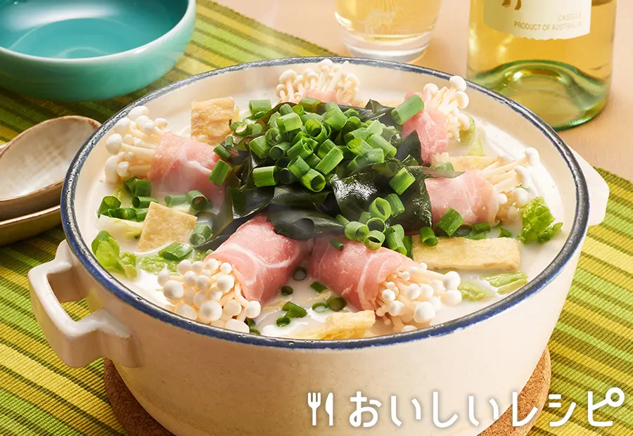 豆乳ごまわかめ鍋