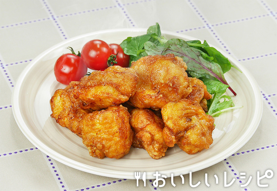 黄金の味で鶏むねのからあげ