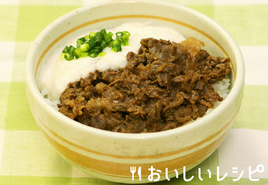 麦とろ焼肉丼