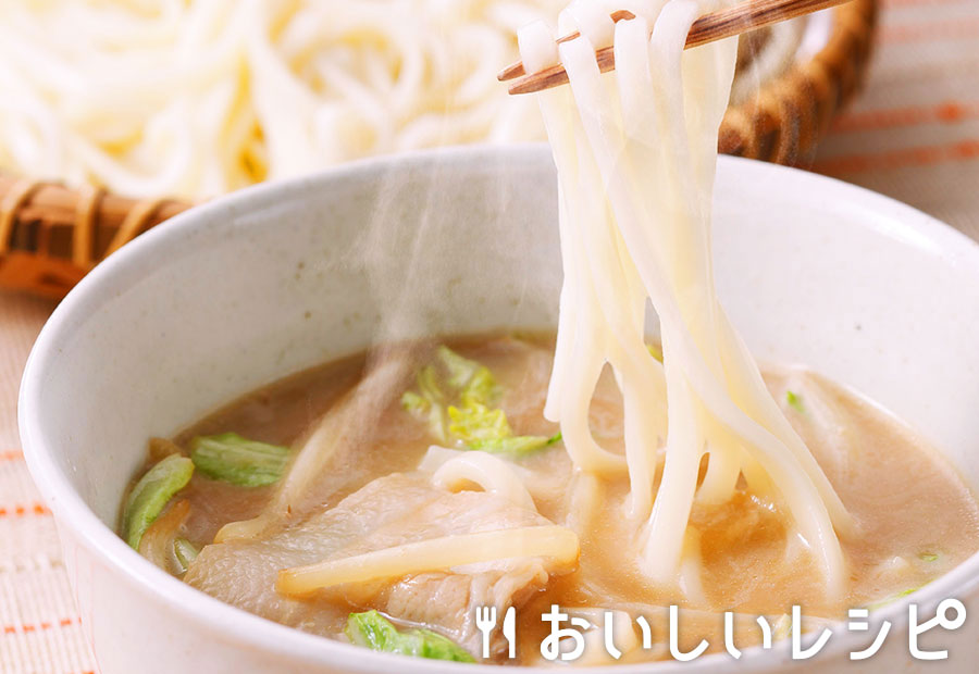 とんこつつけうどん（ひやあつ）