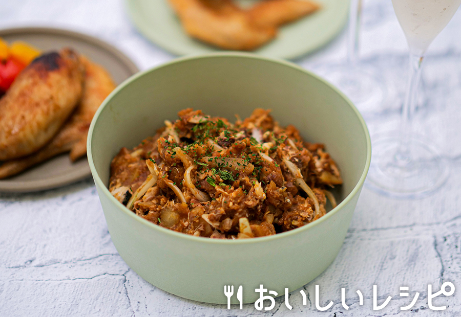 サバ缶入りカレーポテトサラダ